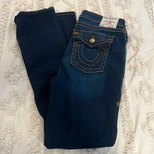 True Religion jeans worn once 34 boot mid rise